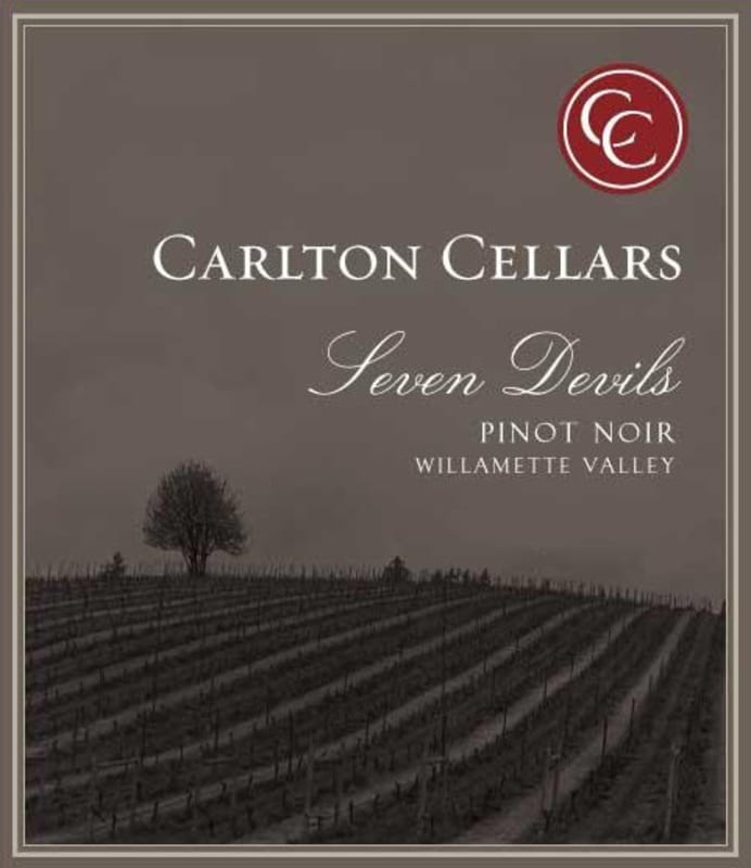 Carlton Seven Devils Pinot Noir 2014 Front Label