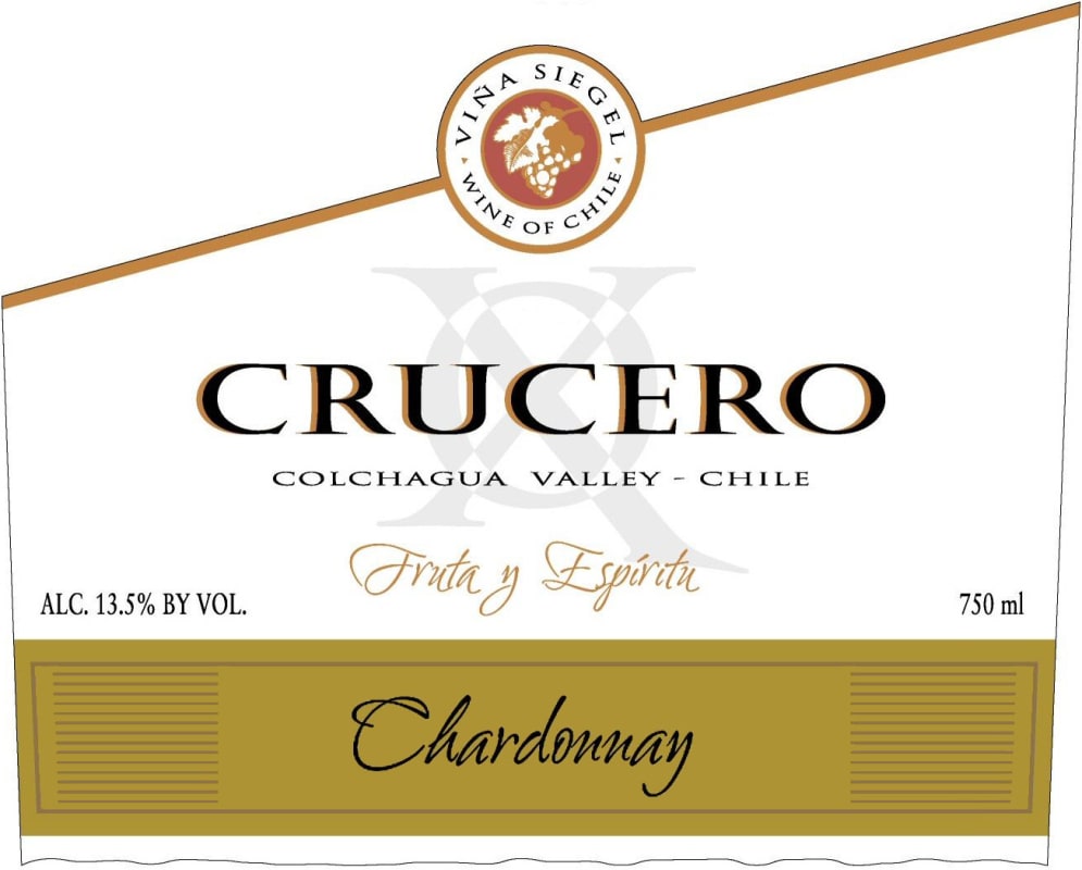 Vina Siegel Crucero Chardonnay 2012 Front Label