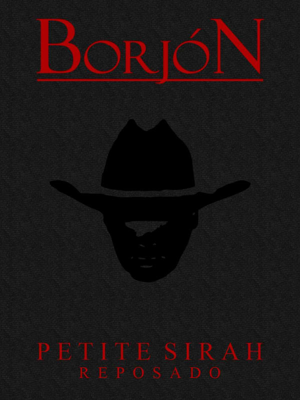 Borjon Petite Sirah Reposado 2014 Front Label