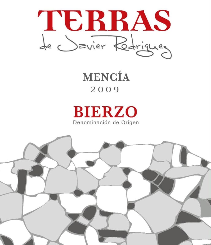 Rodriguez Sanzo Terras de Javier Rodriguez 2009 Front Label