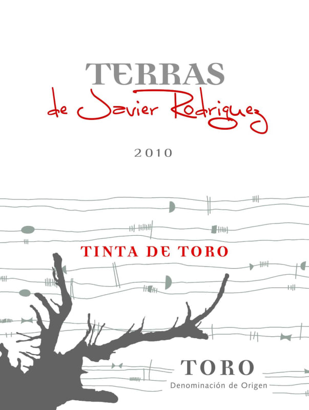 Rodriguez Sanzo Terras de Javier Rodriguez Tinto 2010 Front Label