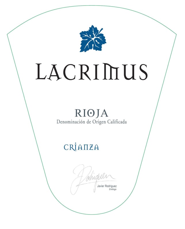 Rodriguez Sanzo Lacrimus Crianza 2011 Front Label