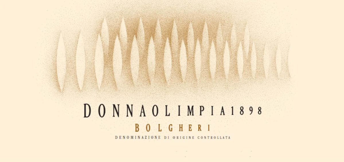 Donna Olimpia 1898 Bolgheri Rosso 2010 Front Label