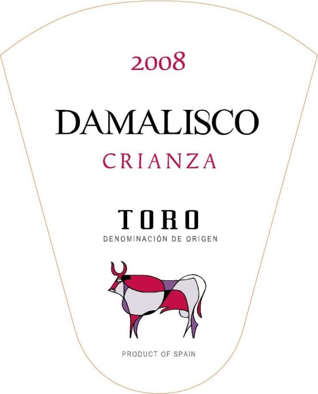 Rodriguez Sanzo Damalisco Crianza 2008 Front Label
