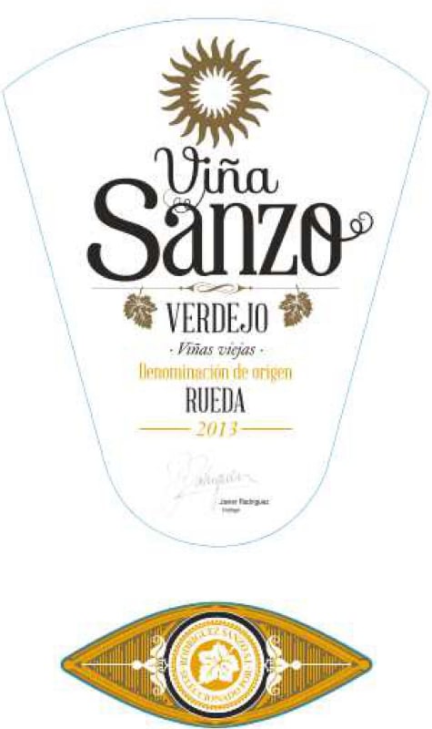 Rodriguez Sanzo Vina Sanzo Verdejo 2013 Front Label