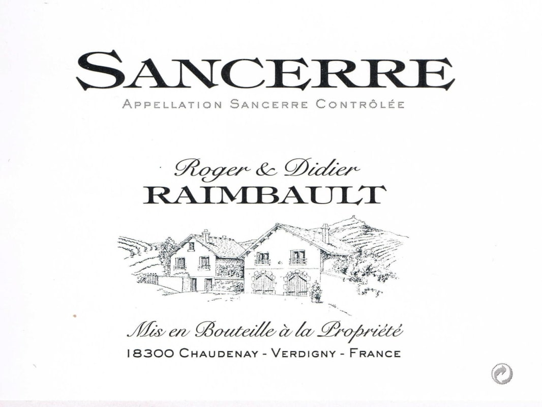Roger et Didier Raimbault Sancerre Blanc 2015 Front Label