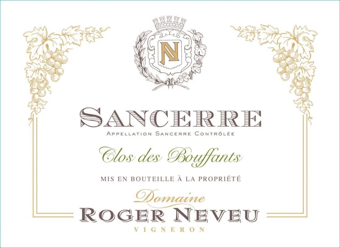 Roger Neveu & Fils Sancerre Clos des Bouffants 2010 Front Label