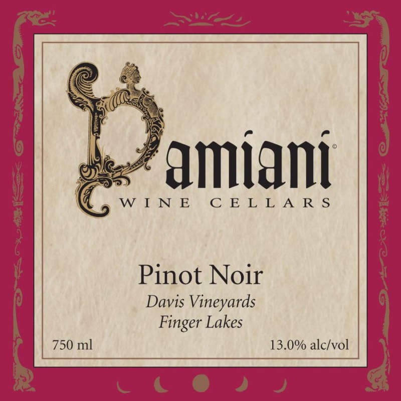 Damiani Wine Cellars Pinot Noir 2013 Front Label