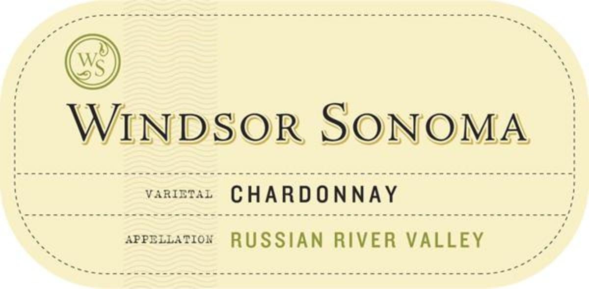 Windsor Sonoma Chardonnay 2014 Front Label