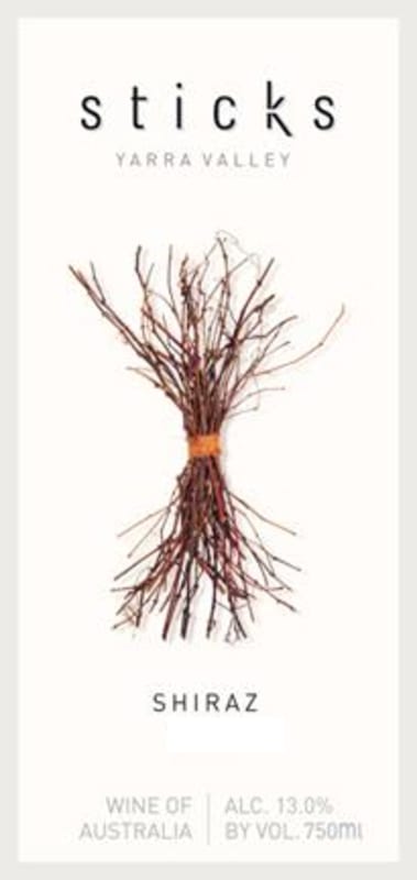 Sticks Shiraz 2006 Front Label