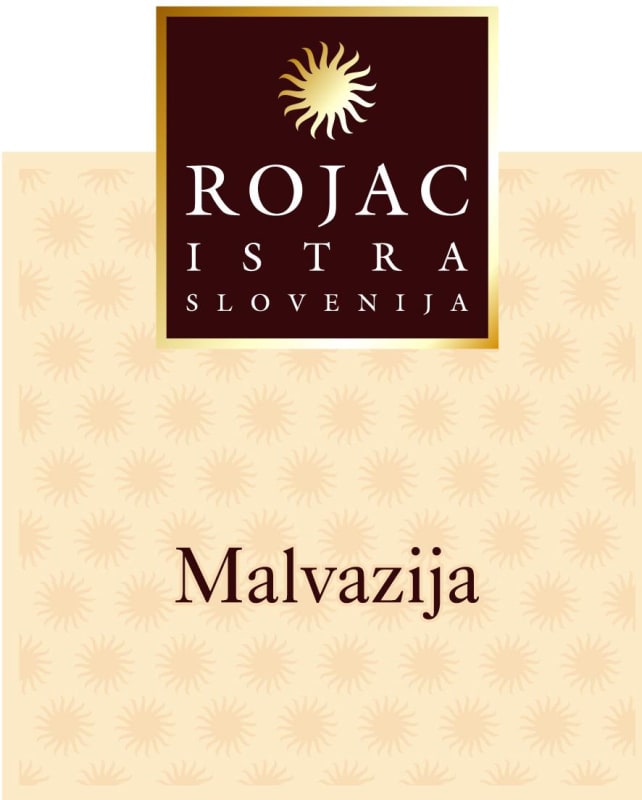 Rojac Malvazija 2012 Front Label