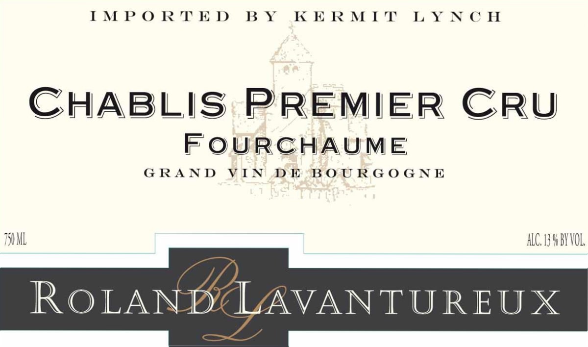 Roland Lavantureux Chablis Fourchaume Premier Cru 2013 Front Label