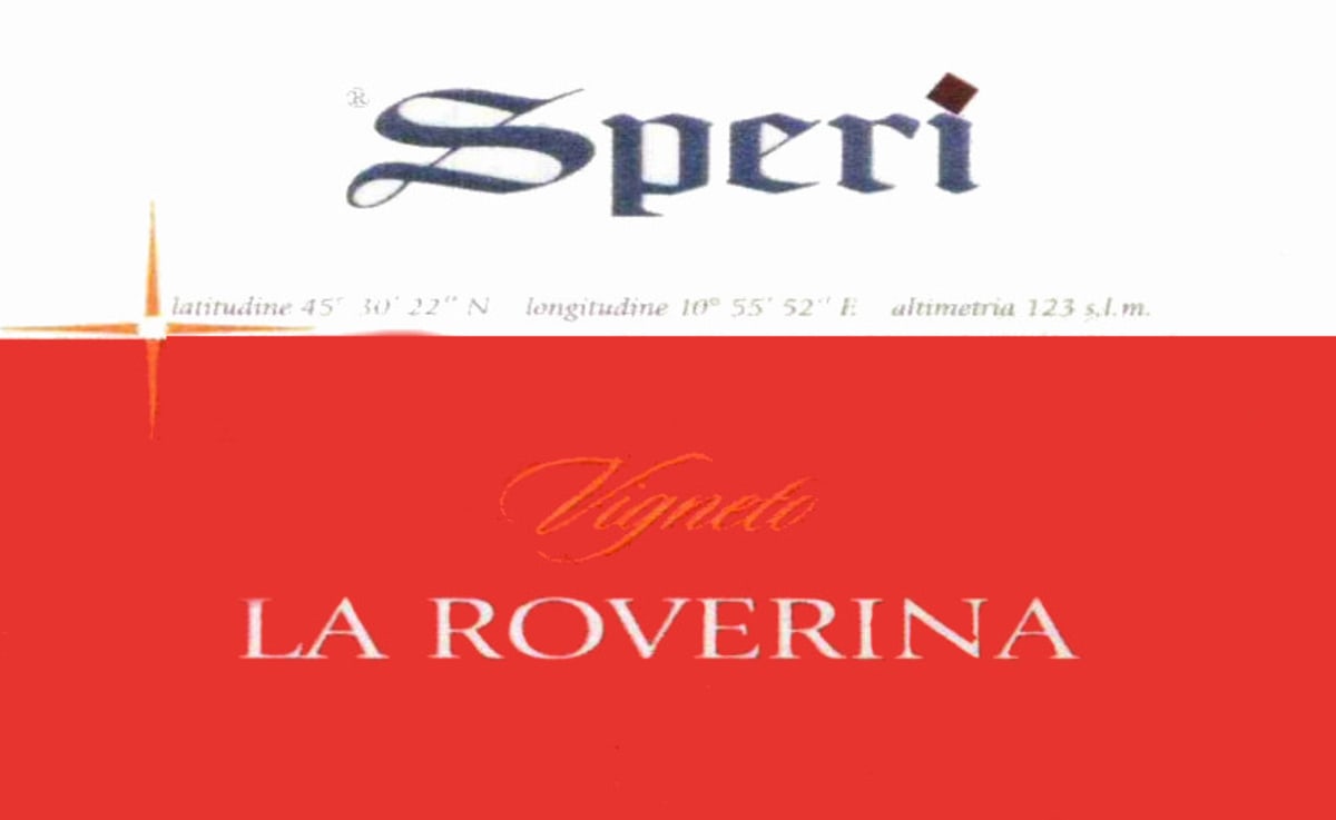 Speri Valpolicella La Roverina 2011 Front Label