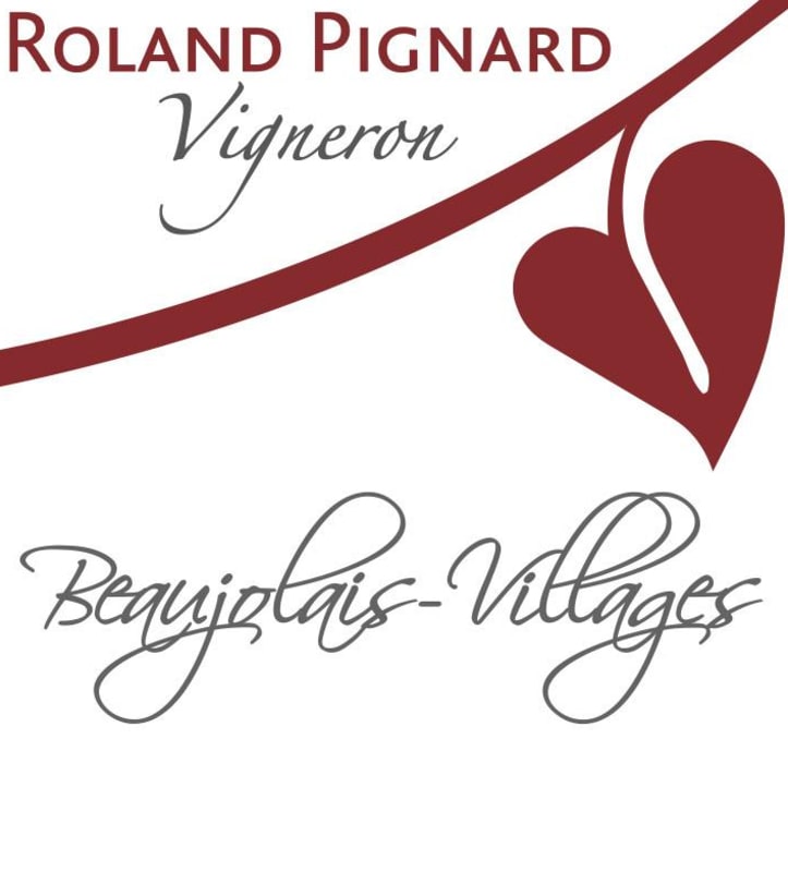 Roland Pignard Beaujolais Villages 2015 Front Label