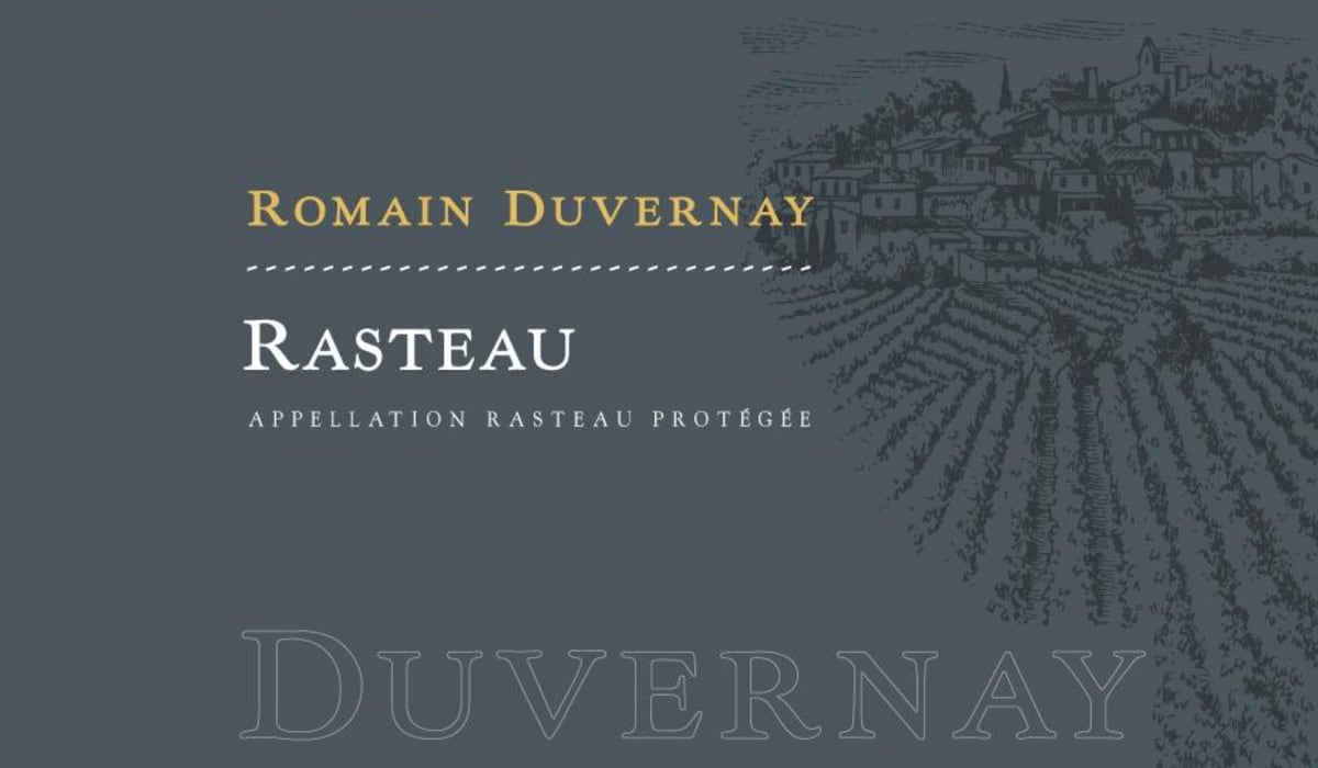 Romain Duvernay Rasteau 2012 Front Label