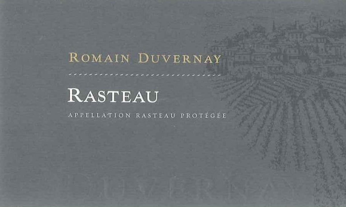 Romain Duvernay Rasteau 2010 Front Label