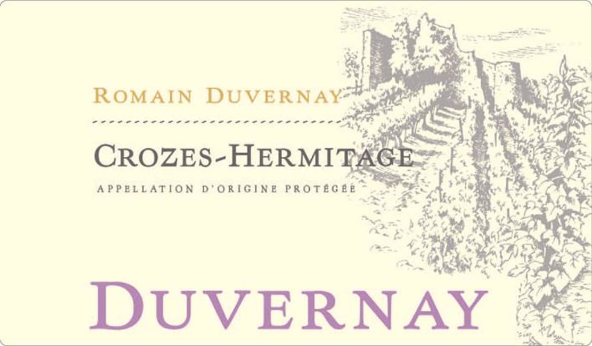 Romain Duvernay Crozes Hermitage 2013 Front Label