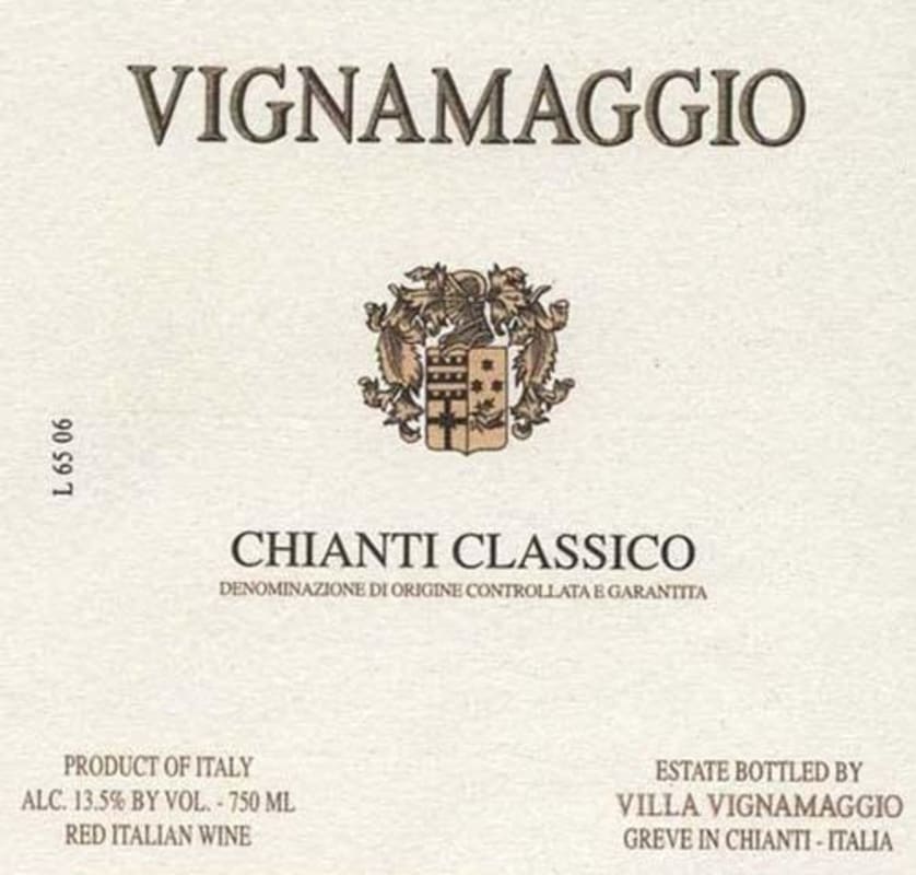 Vignamaggio Chianti Classico 2013 Front Label