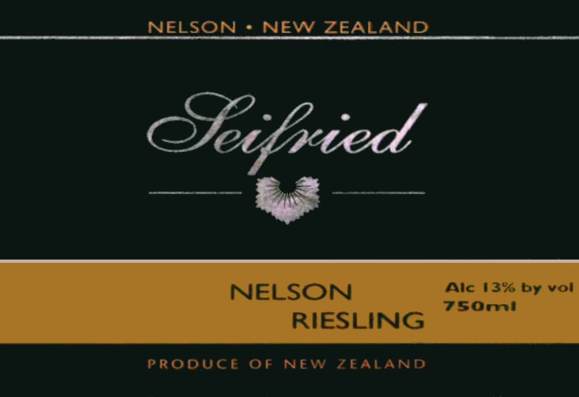 Seifried Riesling 2008 Front Label