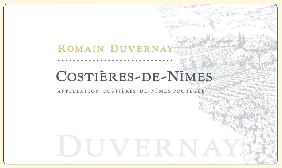 Romain Duvernay Costieres-de-Nimes 2013 Front Label