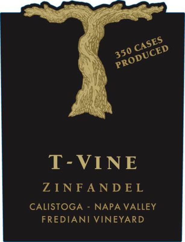 T-Vine Cellars Frediani Vineyard Zinfandel 2010 Front Label