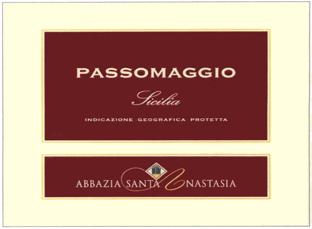 Santa Anastasia Passomaggio 2012 Front Label