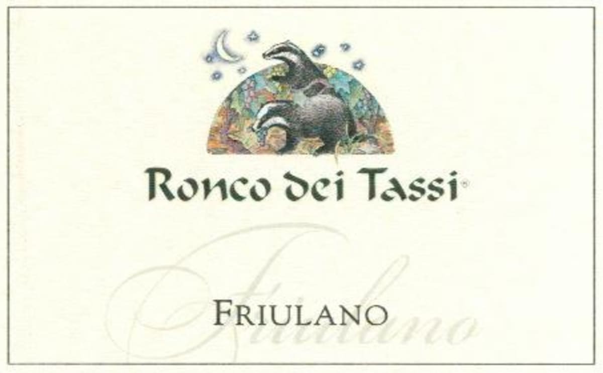 Ronco dei Tassi Collio Goriziano Friulano 2014 Front Label
