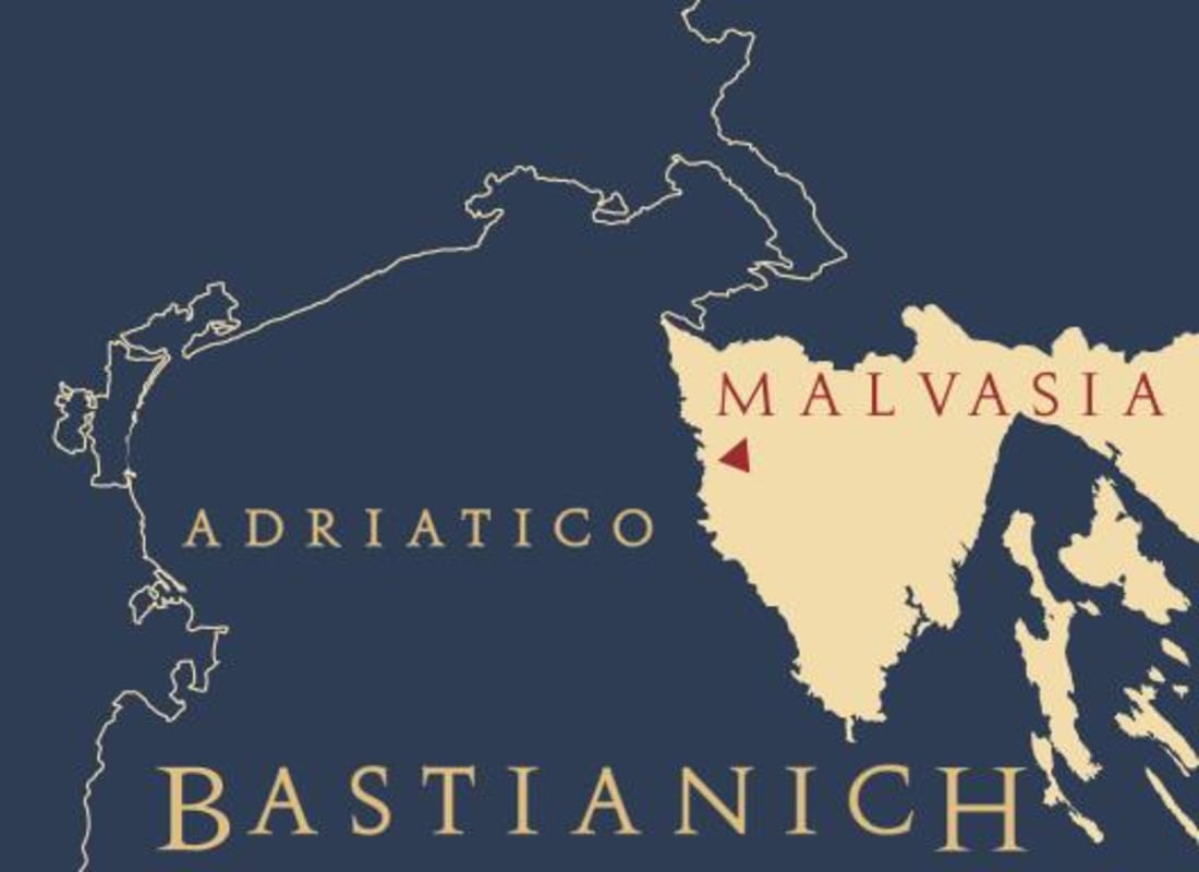 Bastianich Adriatico Malvasia 2009 Front Label