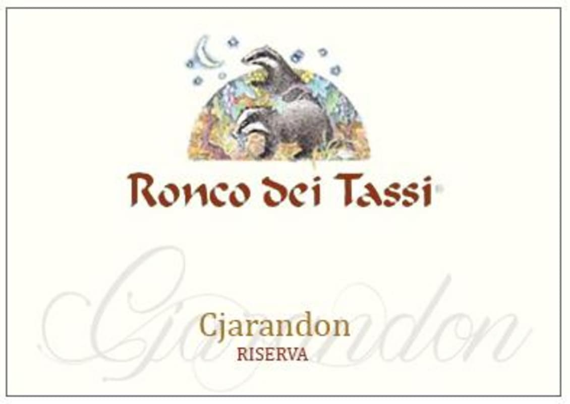 Ronco dei Tassi Collio Goriziano Cjarandon Reserva 2012 Front Label