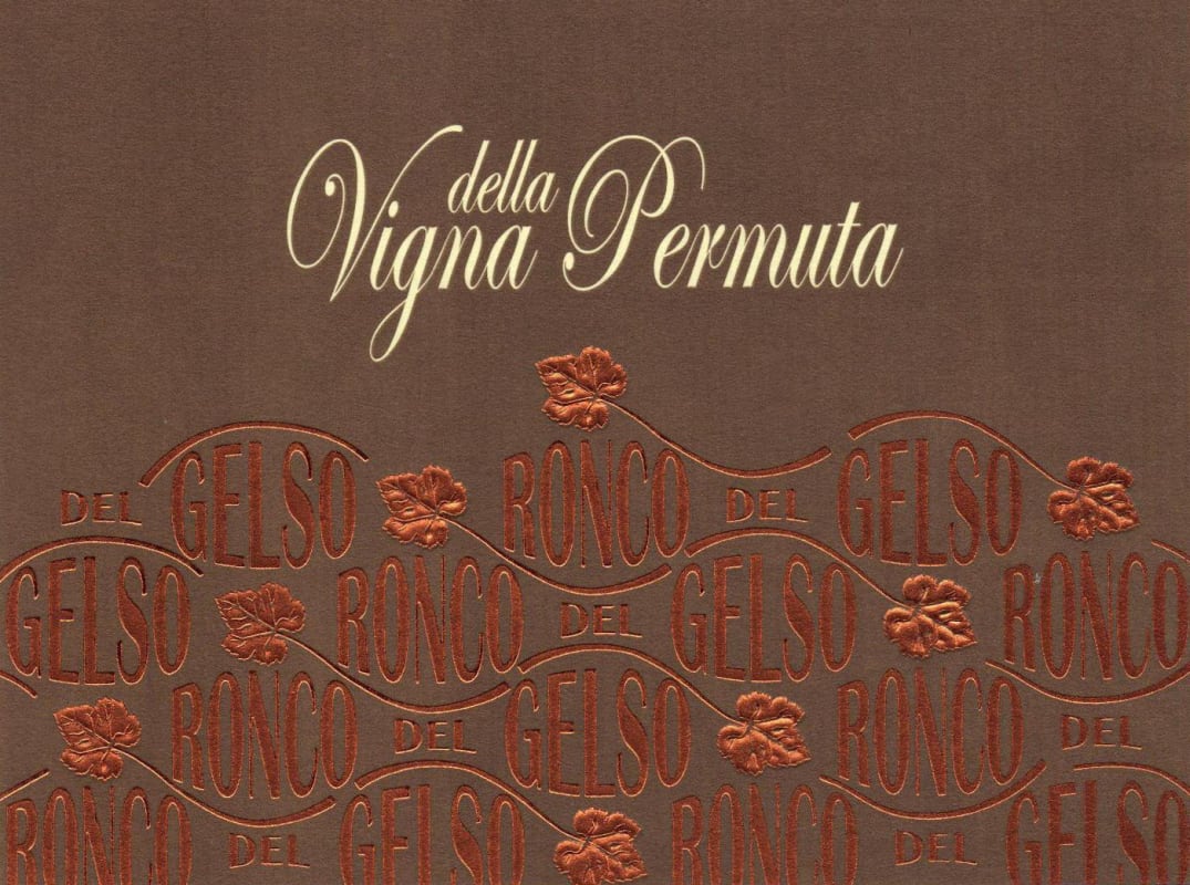 Ronco del Gelso Friuli Isonzo Vigna della Permuta Malvasia 2014 Front Label