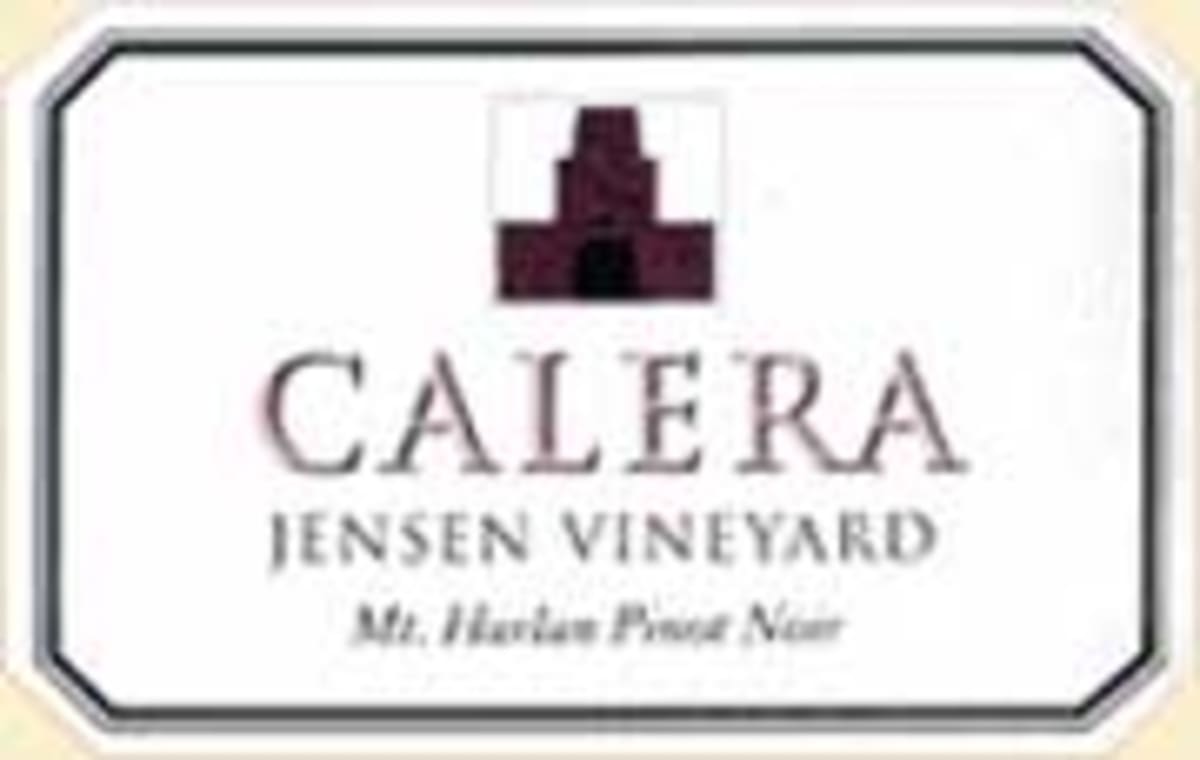Calera Jensen Vineyard Pinot Noir 1996 Front Label