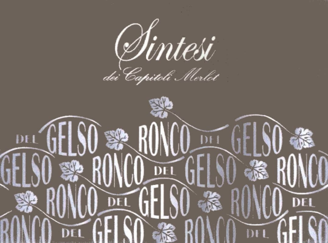 Ronco del Gelso Friuli Isonzo Sintesi dei Capitoli 2008 Front Label
