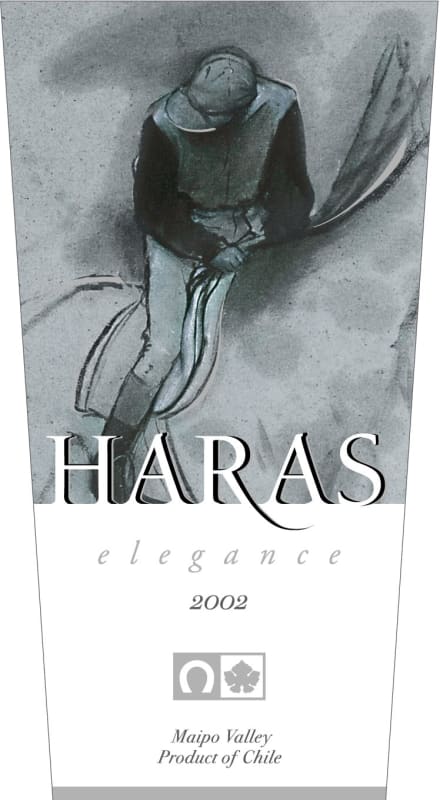 Haras de Pirque Elegance Cabernet Sauvignon 2002 Front Label