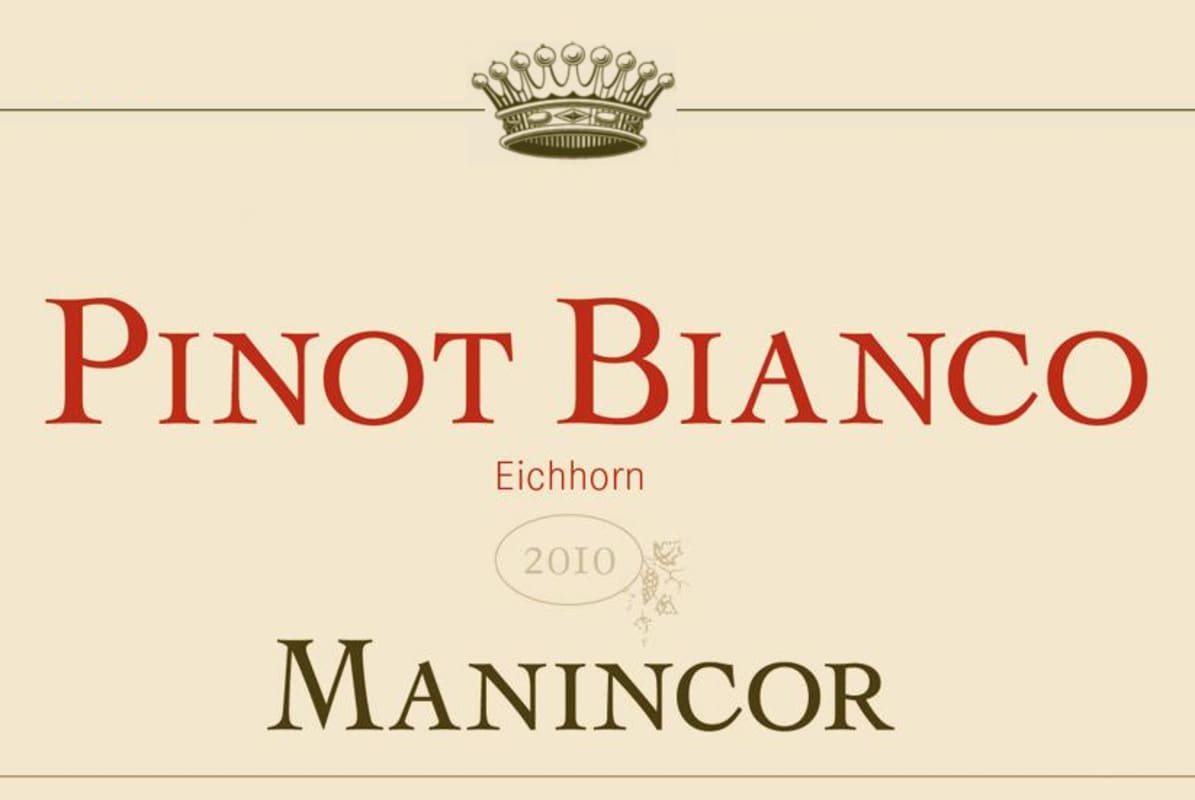 Manincor Terlano Eichorn Pinot Bianco 2010 Front Label
