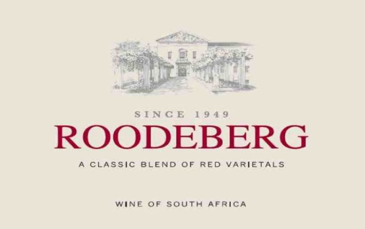Roodeberg Western Cape Red 2010 Front Label