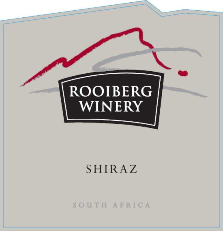 Rooiberg Winery Shiraz 2012 Front Label