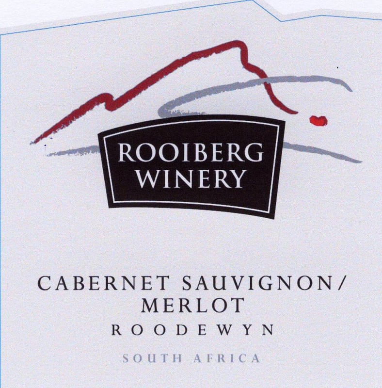 Rooiberg Winery Roodewyn Cabernet Sauvignon Merlot 2011 Front Label