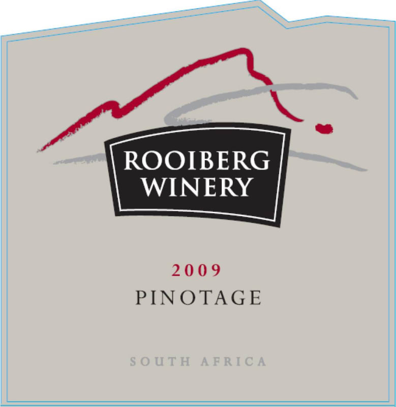 Rooiberg Winery Pinotage 2009 Front Label
