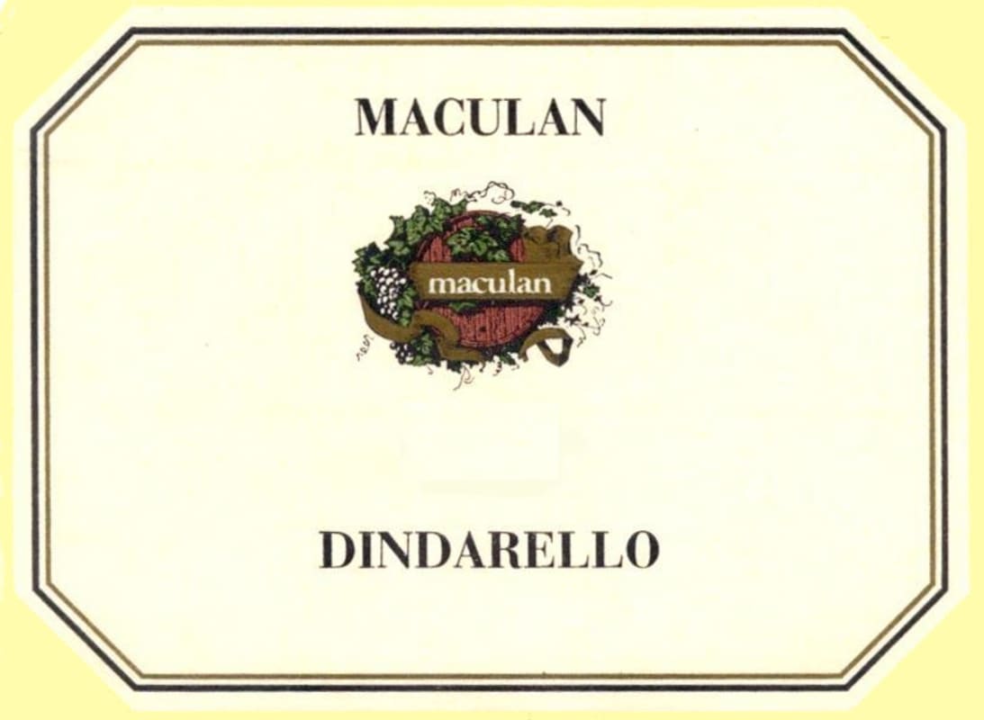 Maculan Dindarello 2011 Front Label