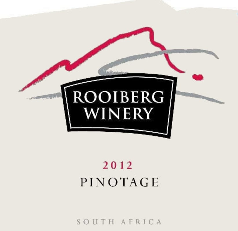 Rooiberg Winery Pinotage 2012 Front Label