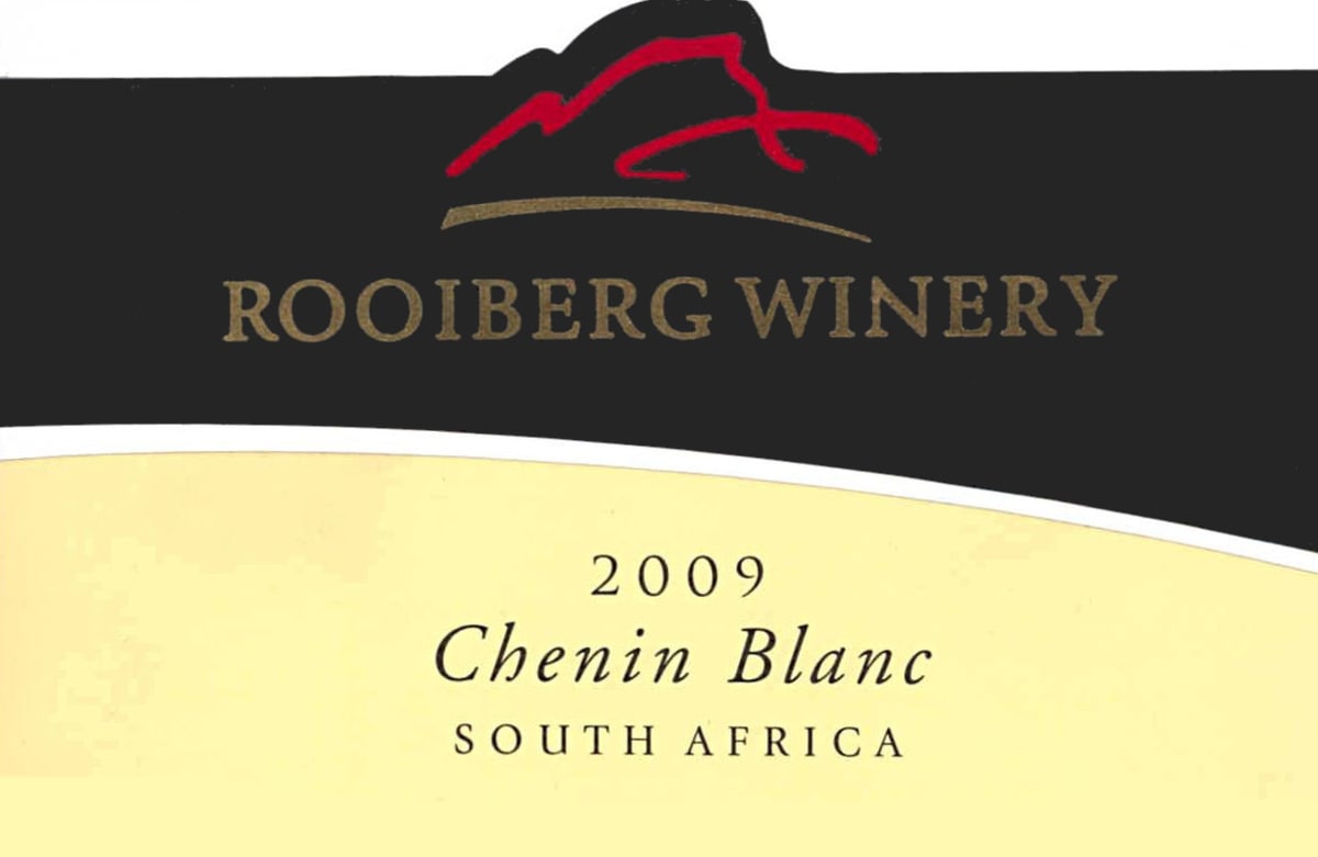 Rooiberg Winery Chenin Blanc 2009 Front Label