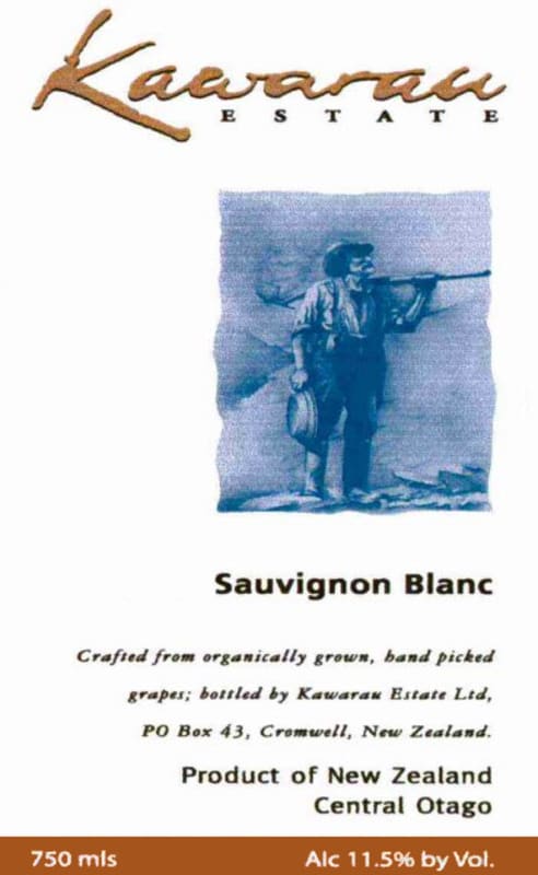 Kawarau Estate Sauvignon Blanc 2005 Front Label