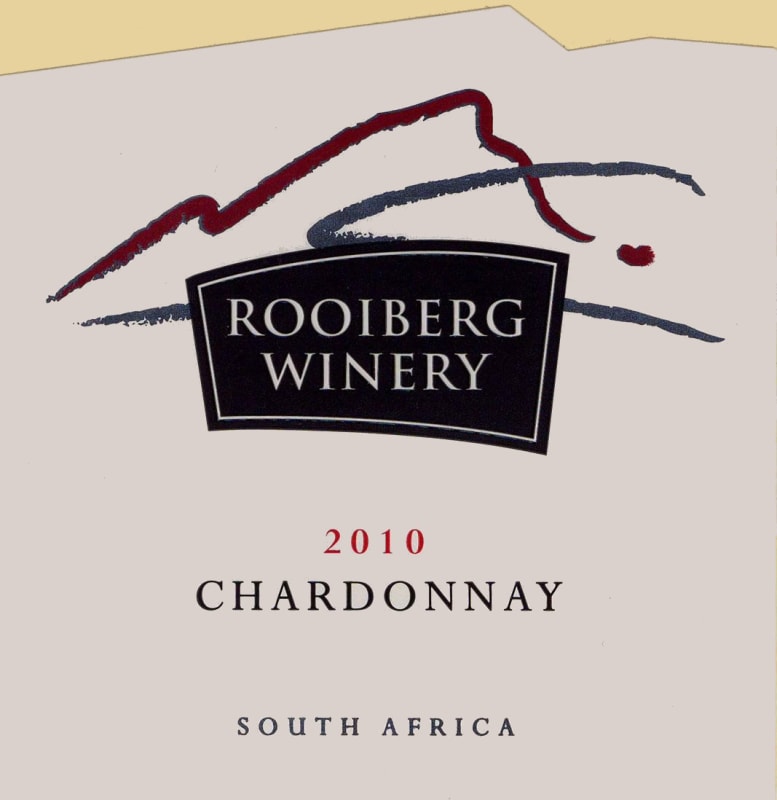 Rooiberg Winery Chardonnay 2010 Front Label