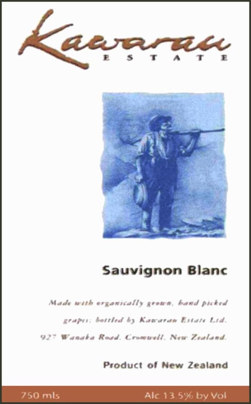 Kawarau Estate Sauvignon Blanc 2009 Front Label