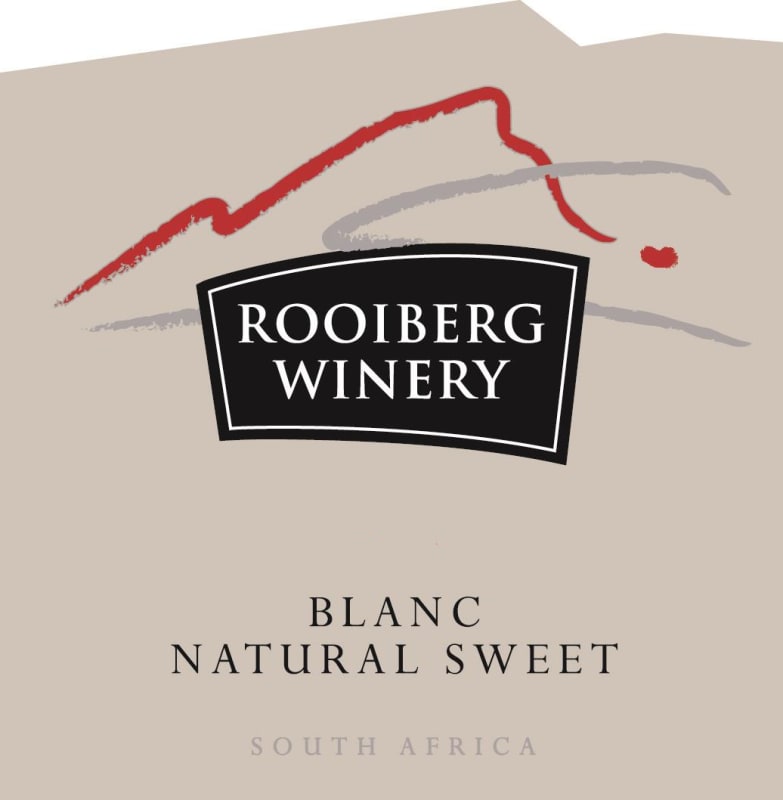 Rooiberg Winery Natural Sweet Blanc 2014 Front Label