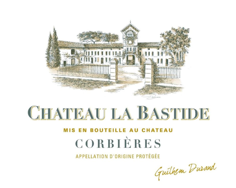 Chateau La Bastide Corbieres Blanc 2015 Front Label
