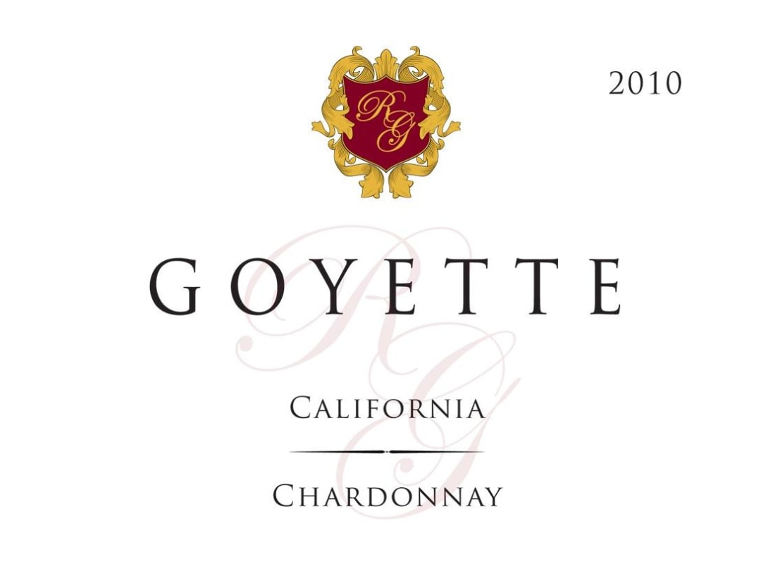 Robert Goyette Chardonnay 2010 Front Label