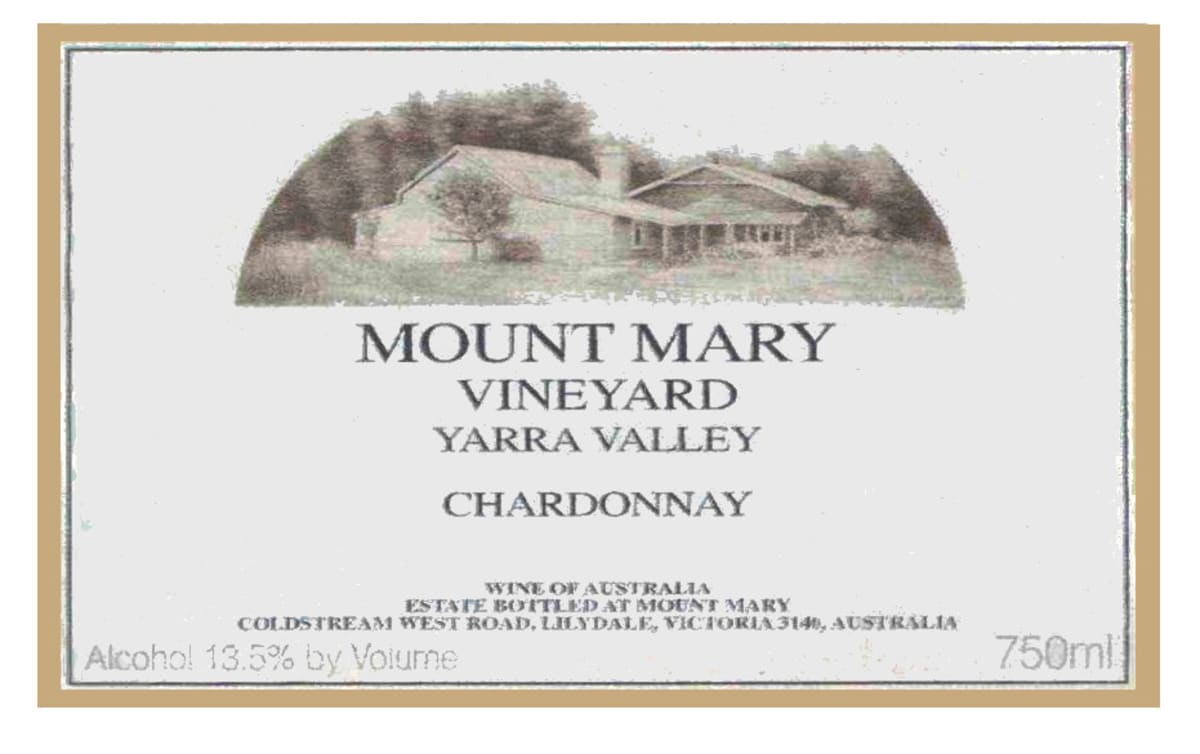Mount Mary Vineyards Chardonnay 2009 Front Label