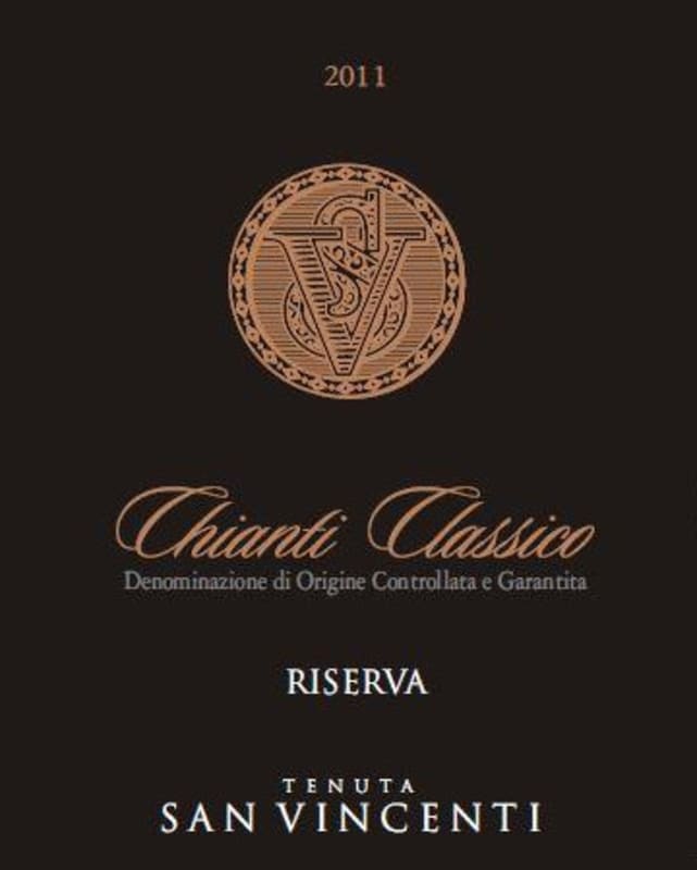 San Vincenti Chianti Classico Riserva 2011 Front Label