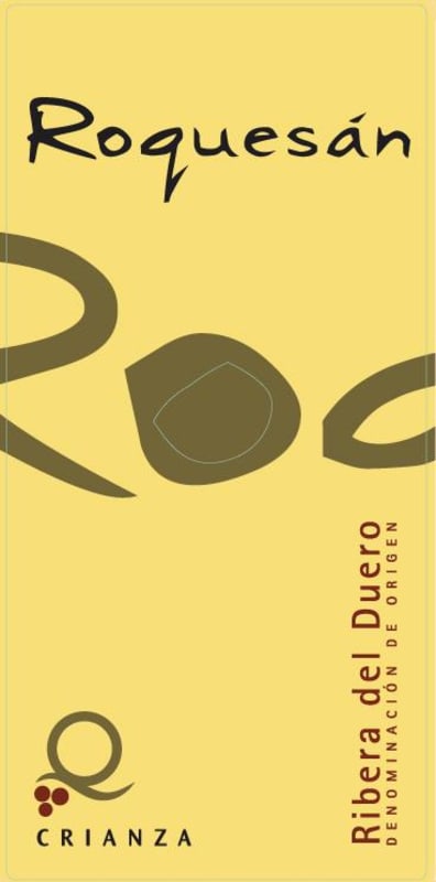 Roquesan Crianza 2010 Front Label